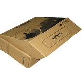 Custom E-Flute Kraft Corrugated Paper Mailers Shipping Boxes With Artwork Printing