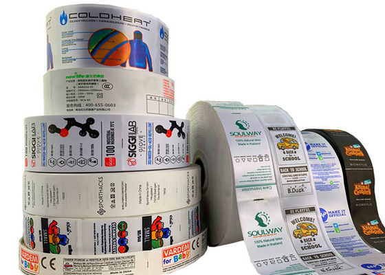 خرید نمادهای برچسب مراقبت از لباس چاپی بازیافتی پلی استر معنی برچسب دستورالعمل شستشو online manufacture