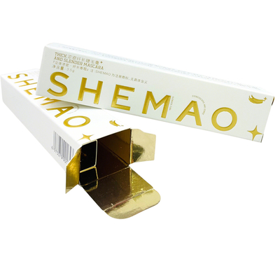 خرید Premium Custom Paper Eyelash Mascara Boxes with Gold Foil & Embossed Logo – Luxury Cosmetic Paper Packaging تولید آنلاین