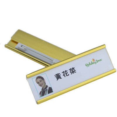 قیمت خوب طلای خالی قابل استفاده مجدد برچسب های نام پرستار نشان نام پرستار با پین ایمنی عمده فروشی یا خرده فروشی آنلاین