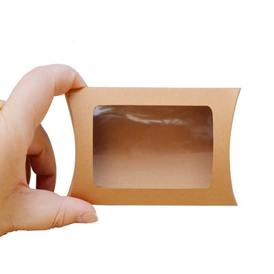 قیمت خوب جعبه های بالش کاغذی با پنجره چاپ شده آنلاین